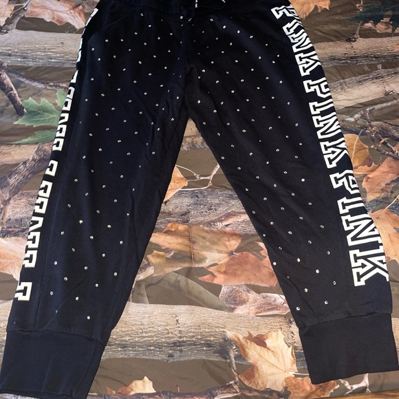 SOLD!!! 🖤🌸PINK sweatpants- PRICE FIRM🌸🖤 - Picture 2 of 5
